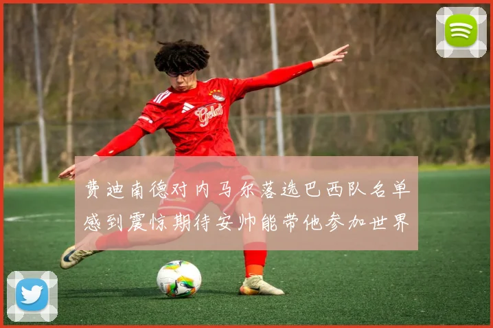 费迪南德对内马尔落选巴西队名单感到震惊期待安帅能带他参加世界杯